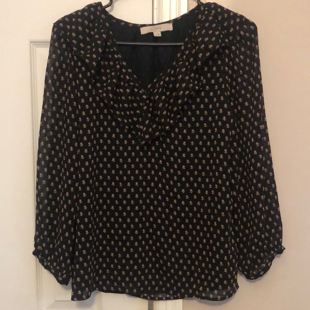 Barley worn blouse
